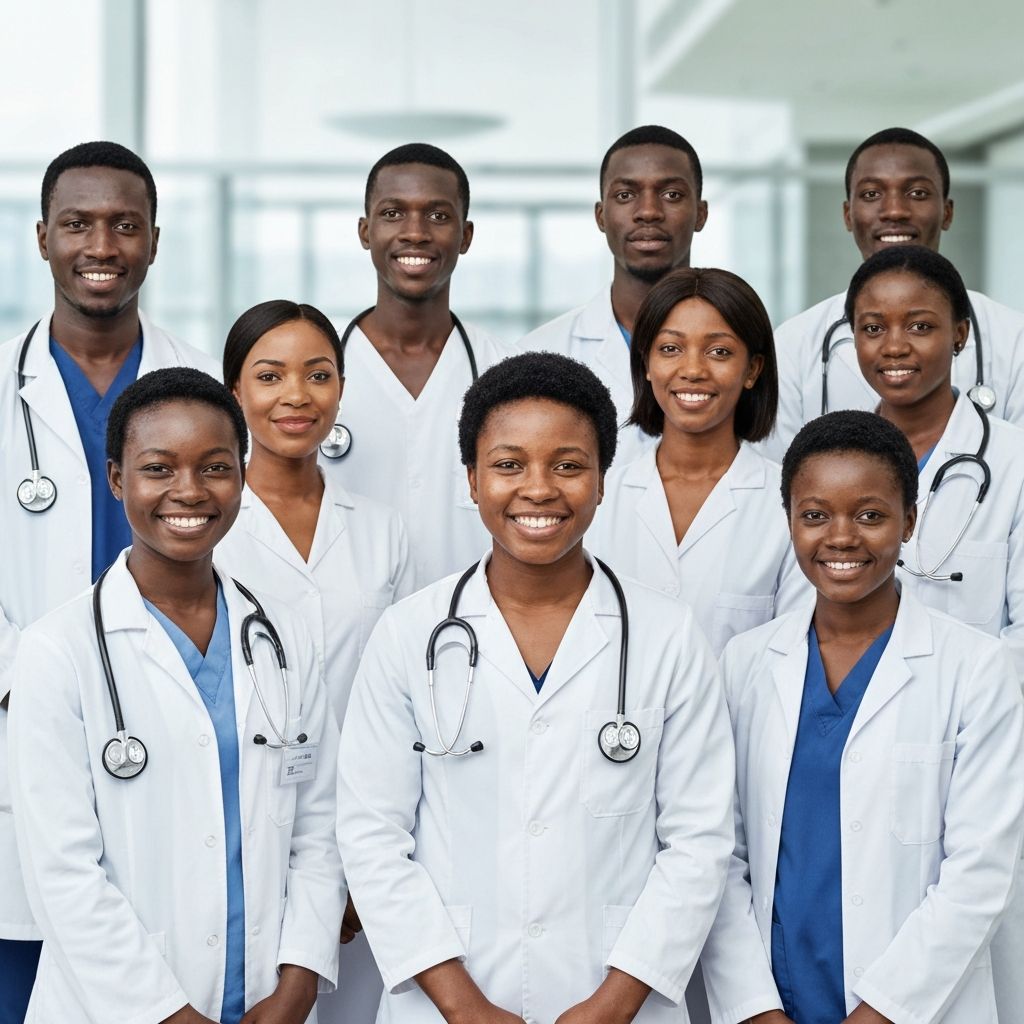 Medical professionals team